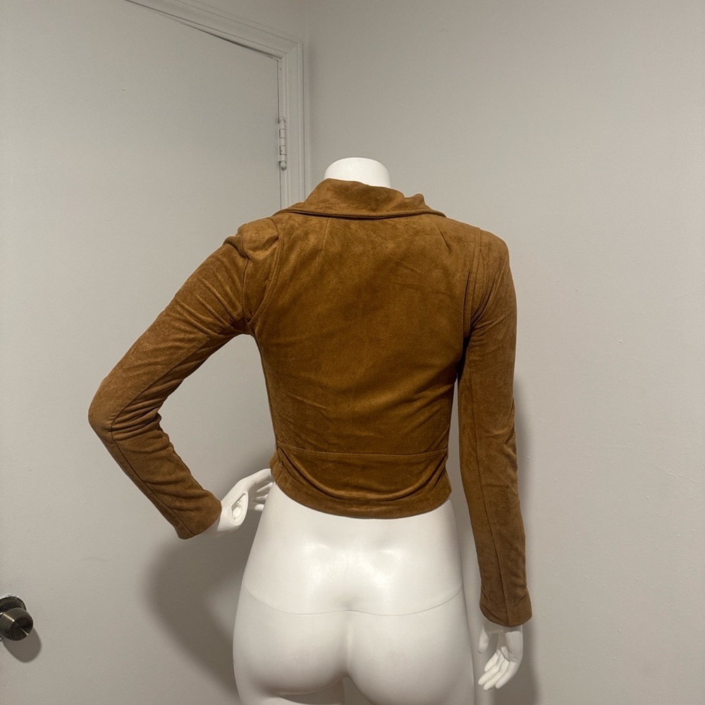 Lulu's Brown Suede Jacket